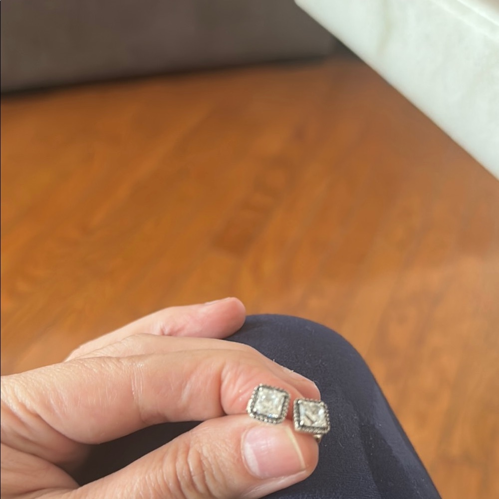 Elegant Square Stud Earrings